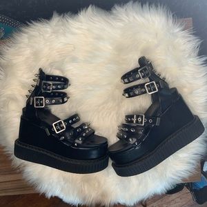 Dolls kill Punk Goth platform sandals